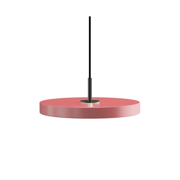 Rožnata LED viseča svetilka s kovinskim senčnikom ø 31 cm Asteria Mini – UMAGE