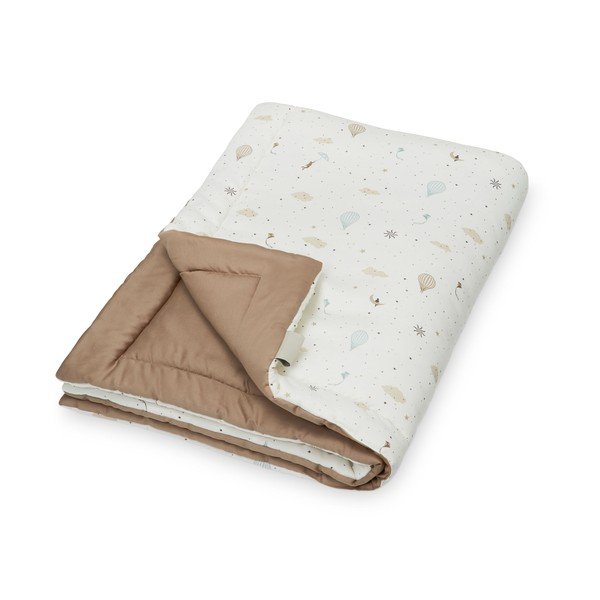 Slonokoščena otroška odeja iz organskega bombaža 90x120 cm Dreamland – Cam Cam Copenhagen-image-3