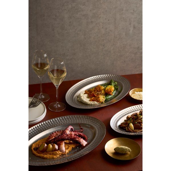 Servirni pladenj iz nerjavečega jekla 26,5x41 cm Serve – BonBistro-image-2