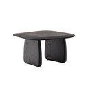 Stranska mizica iz masivnega hrasta 70x71 cm Pirita – Kave Home