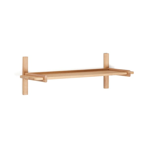 Sistem modularnih polic iz masivnega hrasta v naravni barvi 90x28 cm Sitra – Kave Home
