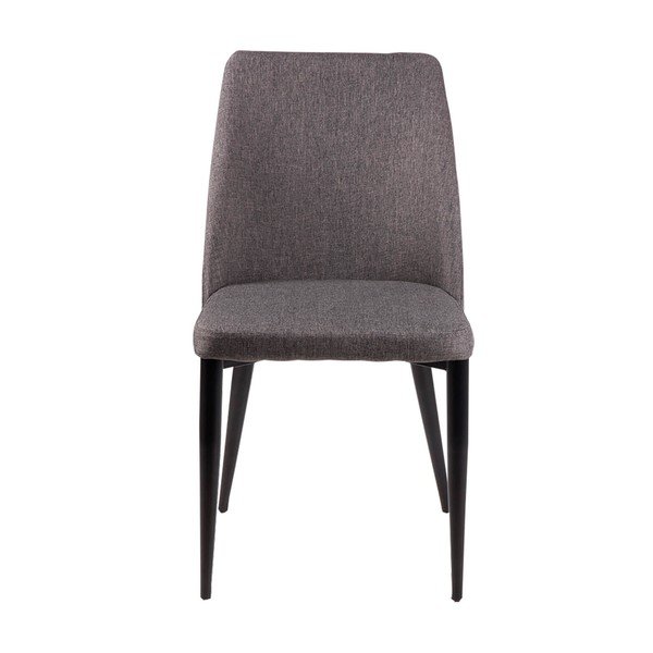 Komplet 2 temno sivih jedilnih stolov sømcasa Melissa-image-2