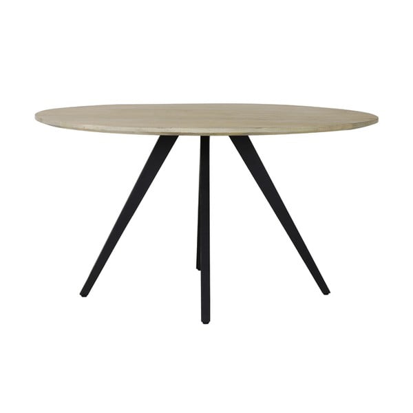 Okrogla jedilna miza v naravni barvi ø 140 cm Magnifera – Light & Living