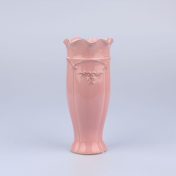 Vaza Antic Pink, 11x25 cm