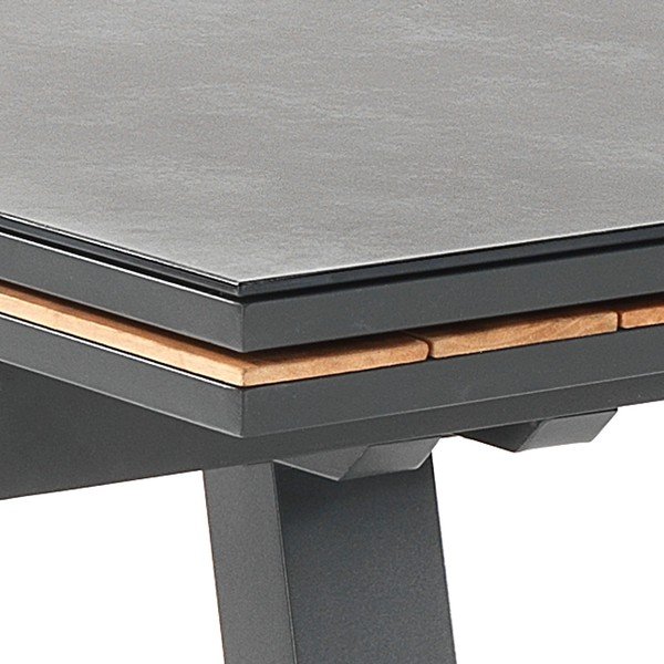 Aluminijasta vrtna miza 100x200 cm Thilia – Tomasucci-image-2