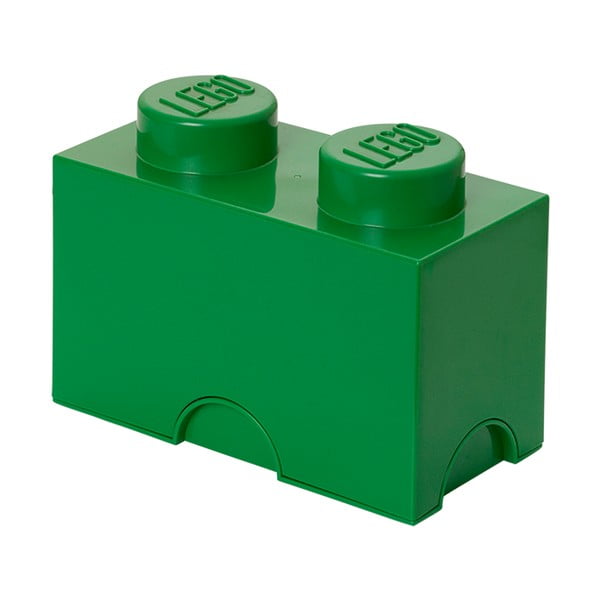 Zelena dvojna škatla za shranjevanje LEGO®