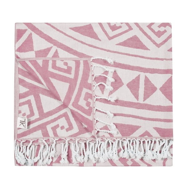 Roza brisača za hamam Kate Louise Mirabelle, 165 x 100 cm-image-4