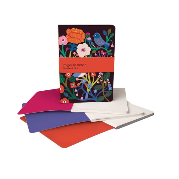 A6 zvezki v kompletu 64 str. 3 ks Birdsong – Roger la Borde