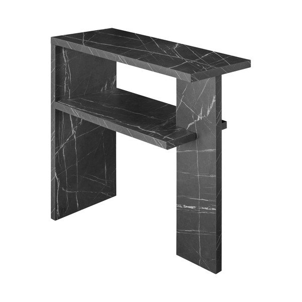 Črna stranska mizica 30x80 cm Dante – Really Nice Things-image-2