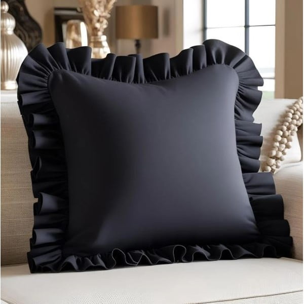 Prevleka za blazino iz mešanice bombaža 40x40 cm Ruffled – Mila Home-image-3