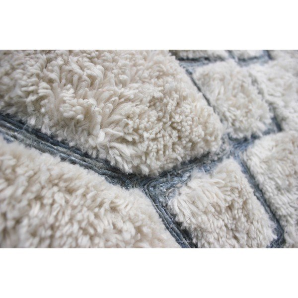 Bež in modra ročno tkana preproga Flair Rugs Solitaire Sion, 160 x 230 cm-image-4