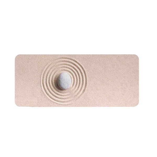 Svetlo rjava kopalniška preproga 50x120 cm Serena – douceur d'intérieur