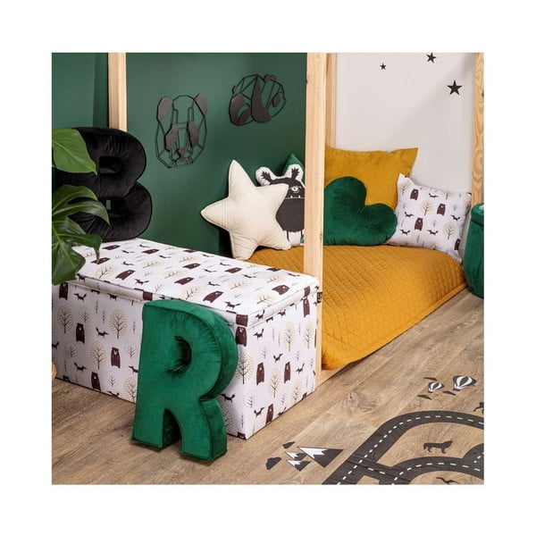 Prešito otroško pregrinjalo 160x100 cm Posh Velvet - Yellow Tipi-image-4