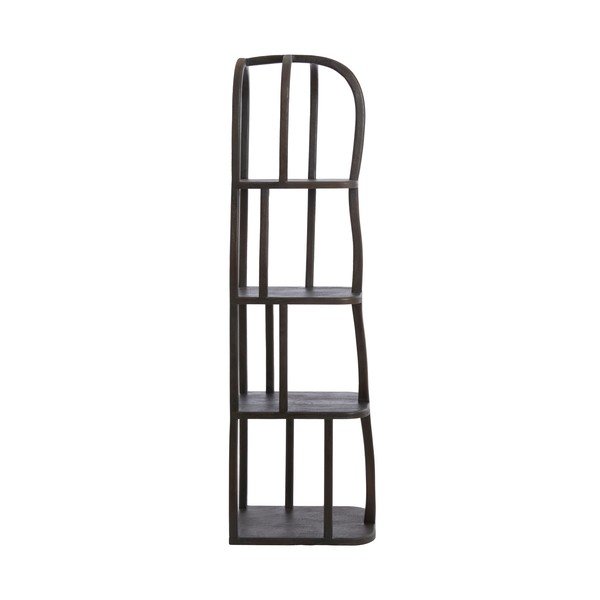 Regal iz masivnega manga v temni naravni barvi 53x175x40 cm Lowe – Light & Living-image-1