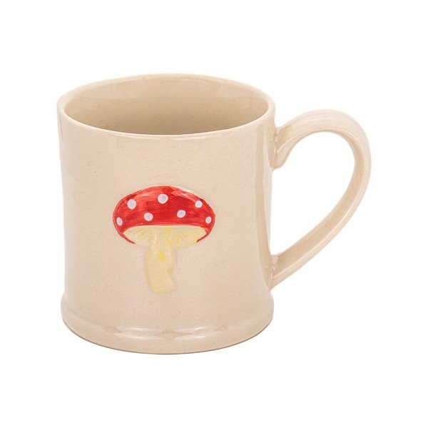 Bež keramična skodelica Mushroom – Sass & Belle