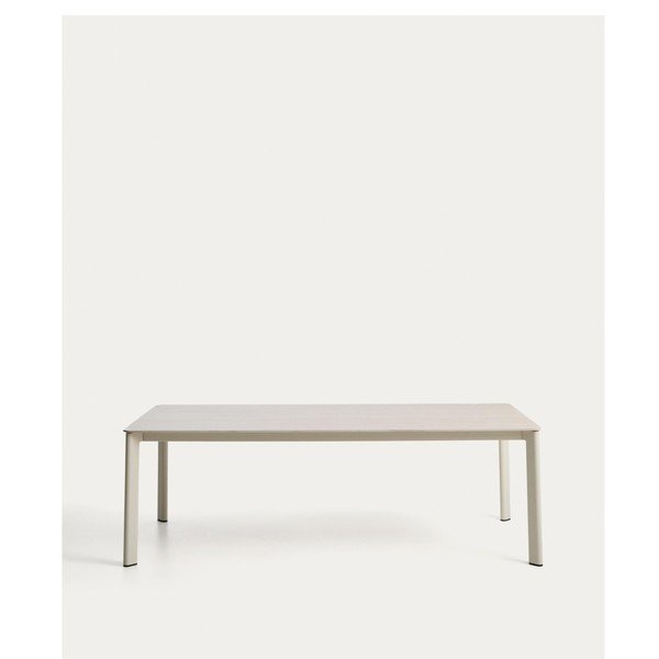 Vrtna miza s kamnito mizno ploščo 100x220 cm Anafi – Kave Home-image-1