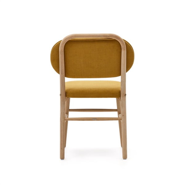 Gorčično rumeni jedilni stoli v kompletu 2 ks Helda – Kave Home-image-3