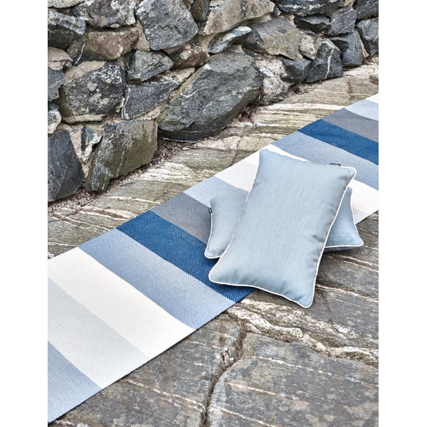 Moder/kremno bel zunanji in notranji tekač 70x300 cm Molly Ocean Grey – Pappelina-image-2