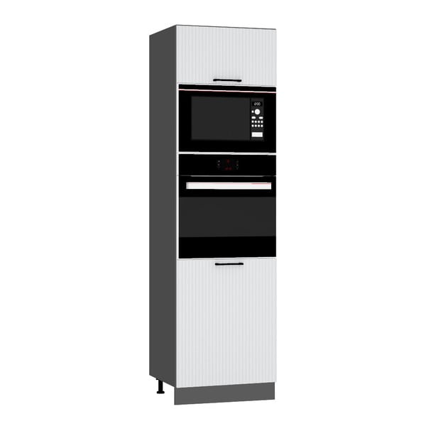 Visoka kuhinjska omarica za vgradno pečico in mikrovalovno pečico (širina 60 cm) Rowan – STOLKAR