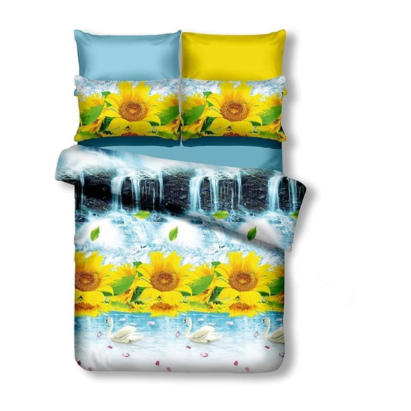 DecoKing Sharon posteljno perilo za eno osebo iz mikrovlaken, 135 x 200 cm