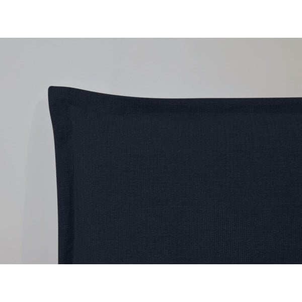 Temno modra/naravna zakonska postelja z letvenim dnom 160x200 cm Charlie – Bobochic Paris-image-4