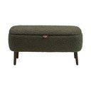 Zelena klop iz tkanine bouclé Harlow – House Nordic