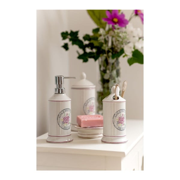 Krem keramična posoda za milo Premier Housewares Belle-image-2