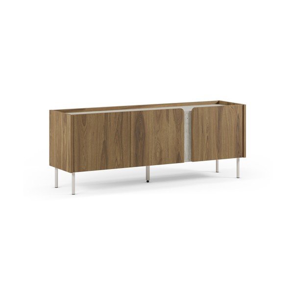 TV omarica v hrastovem dekorju v naravni barvi 140x54x35,5 cm Lucile – Marckeric-image-3