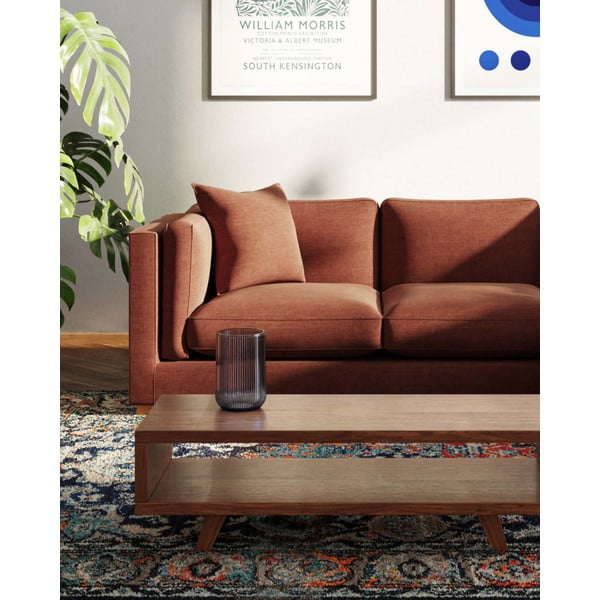 Opečnato oranžna kotna sedežna garnitura (z desnim kotom) Pomo – Ame Yens-image-3