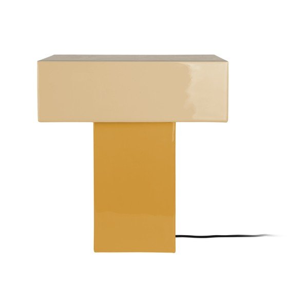 Rumena namizna svetilka (višina 35 cm) Grato Recto – Leitmotiv
