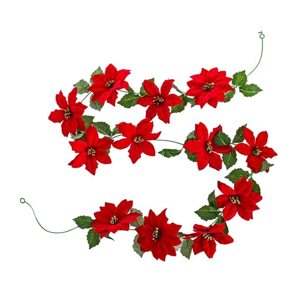 Božična girlanda 180 cm Poinsettia – Casa Selección