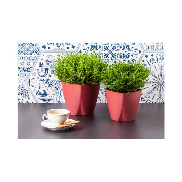 Rdeč lonec Plastia Camay, ø 16 cm-image-1
