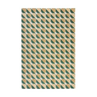Rumena/zelena preproga 120x170 cm Carlos Circle Geo – Flair Rugs