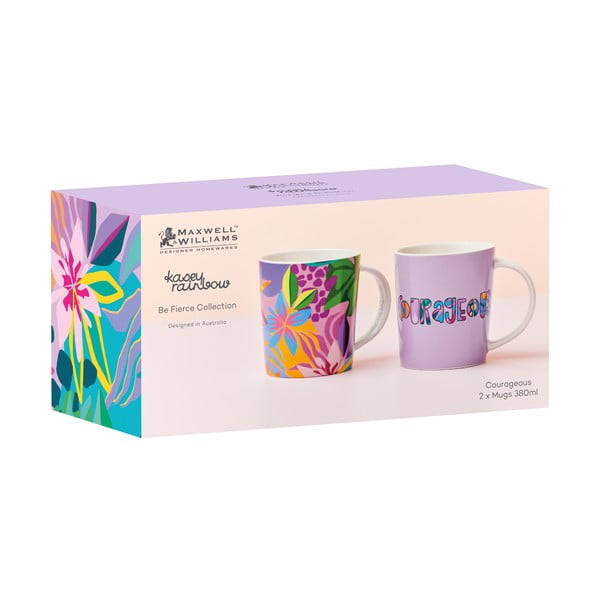 Porcelanaste skodelice v kompletu 2 ks 380 ml Be Fierce – Maxwell & Williams-image-2