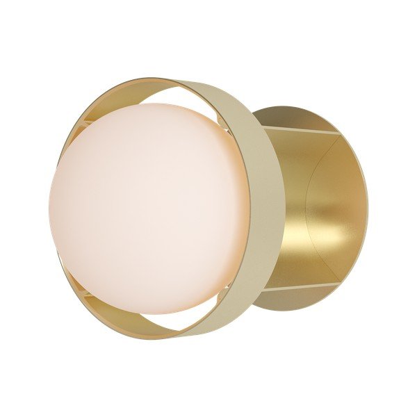 Zatemnitvena stenska svetilka v zlati barvi Loop – tala