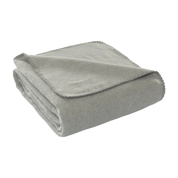 Siva odeja iz flisa 130x170 cm Brighton – Mijolnir