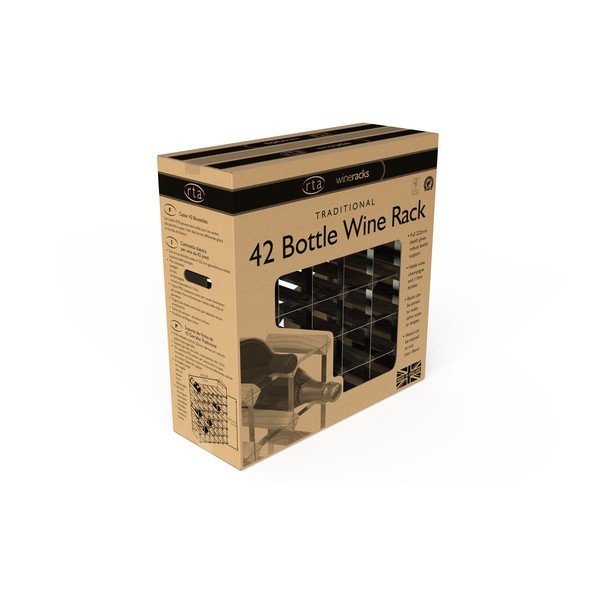 Stojalo za vino iz jesenovega lesa za 42 steklenic - RTA-image-3