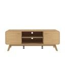 TV omarica v hrastovem dekorju v naravni barvi 140x53 cm Cassie - Støraa 
