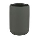 Temno zelen keramičen lonček za zobne ščetke Lotus Play – Mette Ditmer Denmark