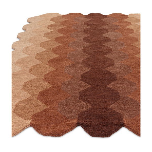 Opečnato oranžna volnena preproga 160x230 cm Hive – Asiatic Carpets-image-4