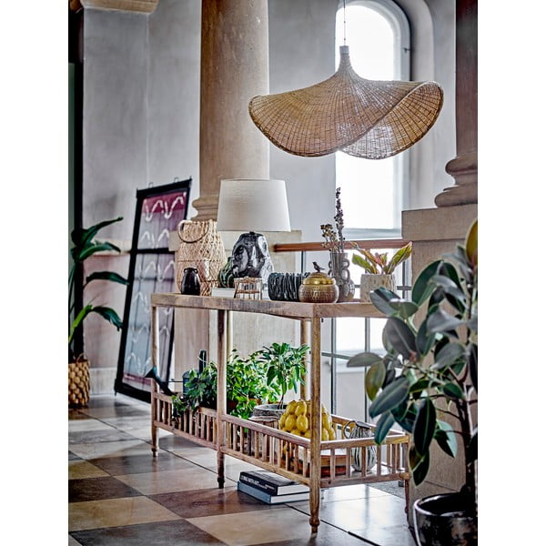 Rjava lončena ročno izdelana vaza Reina – Bloomingville-image-2