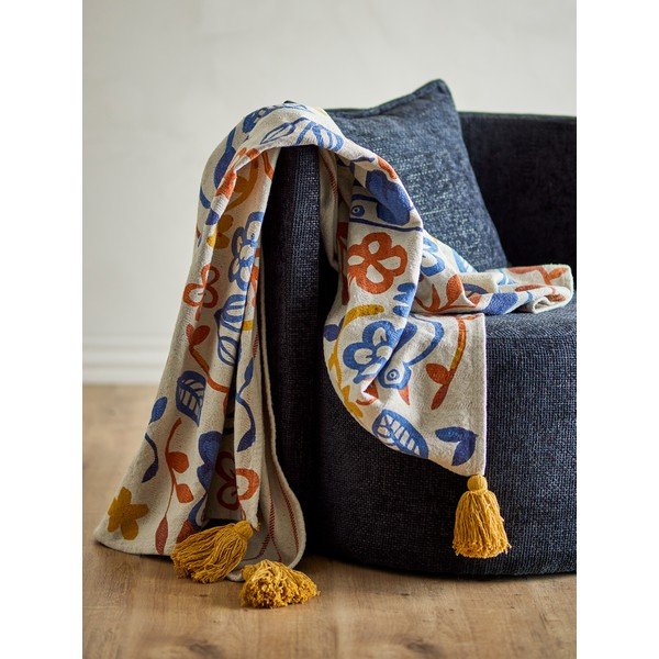 Odeja iz recikliranega bombaža 130x160 cm Figuria – Bloomingville-image-1