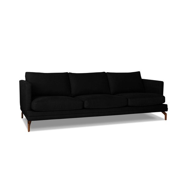 Črna trisedežna zofa Windsor & Co. Zofe Jupiter-image-1