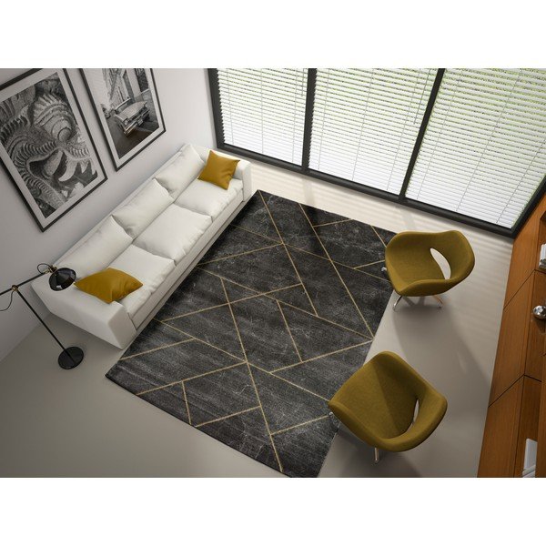 Temno siva preproga Universal Artist Line, 60 x 120 cm-image-1