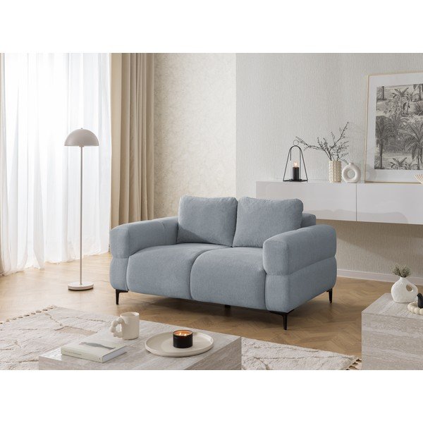 Prašno modra sedežna garnitura 154 cm Helio – Ropez-image-4