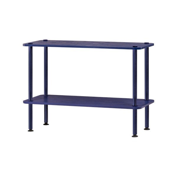 Moder regal v hrastovem dekorju 80x54,5x35 cm Teidi – noo.ma