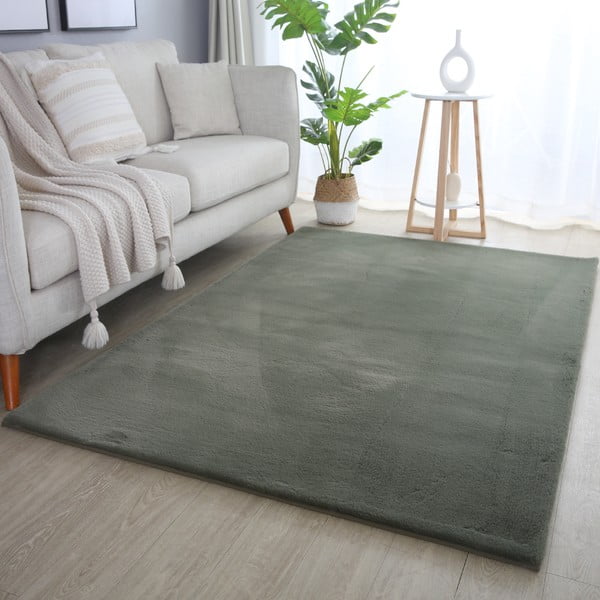 Zelen pralen tekač 80x250 cm Pouffy – Ayyildiz Carpets-image-1