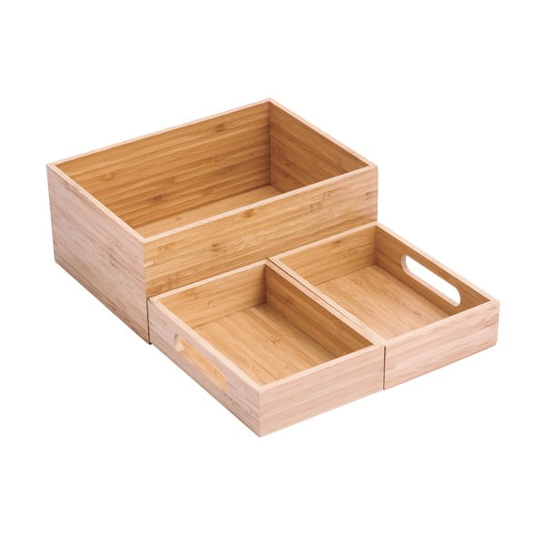 Bambusov kopalniški organizator za kozmetiko v naravni barvi Isalys – MSV-image-2