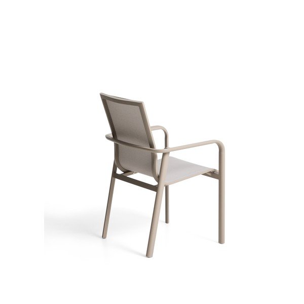 Bež/sivorjav vrtni stol Canea – Kave Home-image-4