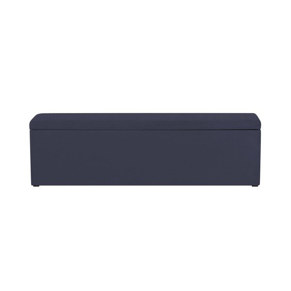 Temno modra otomanka Mazzini Sofas Ancona, 200 x 46 cm-image-4